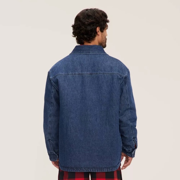 Woolrich x Target Unisex Adult Denim Shacket - Woolrich Dark Wash Denim - Picture 3 of 5